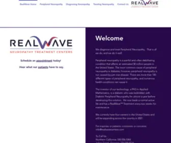 Realwavecenters.com(RealWave Neuropathy Treatment Centers for peripheral neuropathy) Screenshot