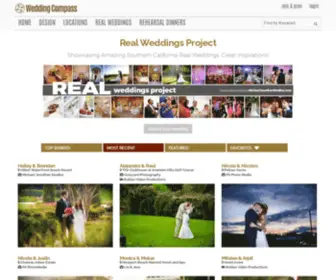 Realweddingsproject.com(Real Weddings Project at Wedding Compass) Screenshot