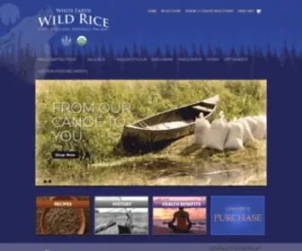 Realwildrice.com(White Earth Real Wild Rice) Screenshot