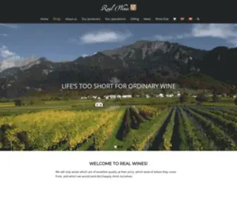 Realwines.ch(Real Wines sells only wines which are of excellent quality at their price. Every wine) Screenshot