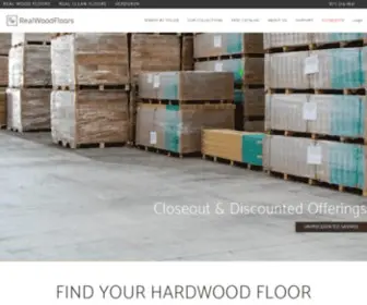 Realwoodfloors.com(We make beautiful solid and engineered hardwood floors) Screenshot