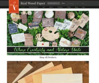 Realwoodpaper.com(Real Wood Paper) Screenshot