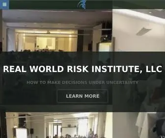 Realworldrisk.com(Real World Risk Institute) Screenshot