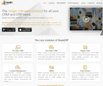 RealXerp.com(Best ERP Software for Real Estate) Screenshot