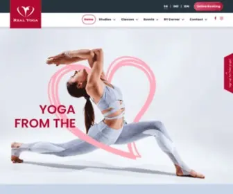 Realyoga.com.sg(Real Yoga) Screenshot