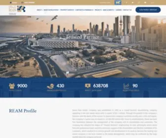 Ream.com.kw(Real Estate Company) Screenshot