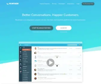 Reamaze.com(Customer service) Screenshot