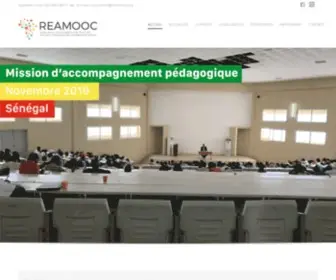 Reamooc.org(Réseau africain de développement de MOOC pour l'innovation pédagogique dans l'enseignement supérieur) Screenshot