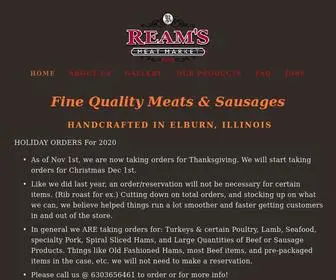 Reamsmeatmarket.com(Ream's Meat Market) Screenshot