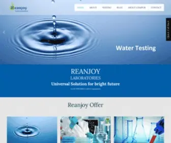 Reanjoy.com(Reanjoy laboratories Udaipur) Screenshot