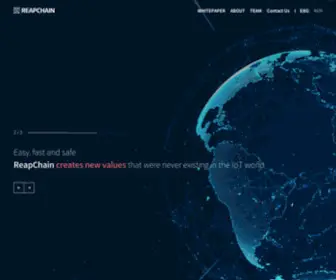 Reapchain.com(ReapChain) Screenshot