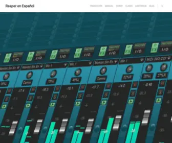 Reaperespa.com(Traducción Oficial de REAPERJavier Robledo) Screenshot