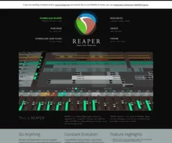 Reaper.fm(Audio Production Without Limits) Screenshot