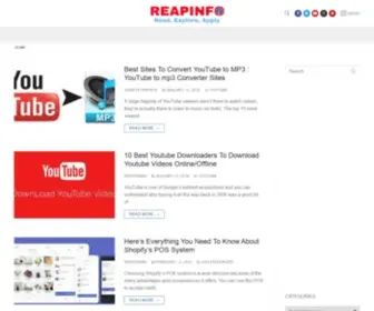 Reapinfo.org(Tech Product Reviews) Screenshot