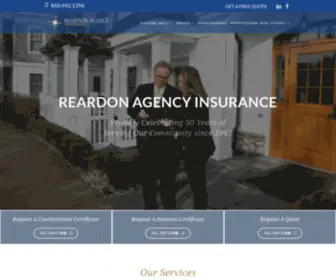 Reardonagency.com(Independent Insurance Agency in CT) Screenshot