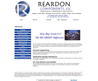 Reardoncomponents.com(Industrial Components) Screenshot