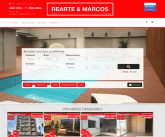 Reartemarcos.com.ar(Rearte & Marcos) Screenshot