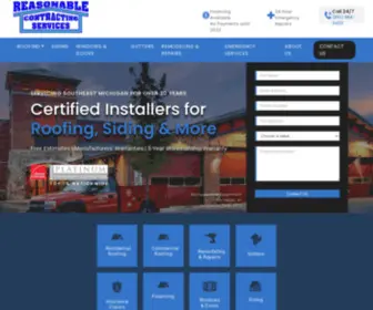 Reasonablecontractingservices.com(Reasonable Contracting Services) Screenshot
