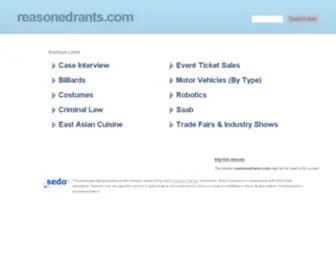 Reasonedrants.com(Reasoned Rants) Screenshot