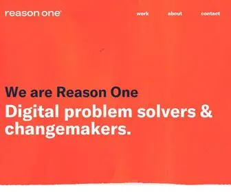 Reasononeinc.com(Reason One) Screenshot