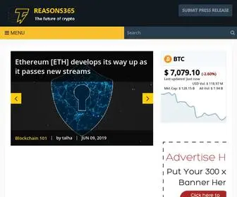 Reasons365.com(The Future Of Crypto) Screenshot