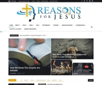 Reasonsforjesus.com(Reasons for Jesus) Screenshot