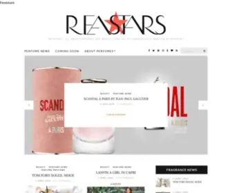 Reastars.com(Reastars perfume and beauty magazine) Screenshot