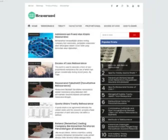 Reasuransi.com(Reinsurance, Treaties, Facultative, Proportional, Non Proportional) Screenshot