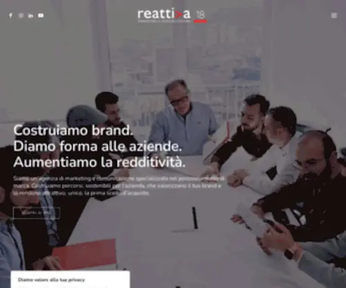 Reattiva.com(Reattiva-Agenzia di Pubblicità e Marketing Catania) Screenshot