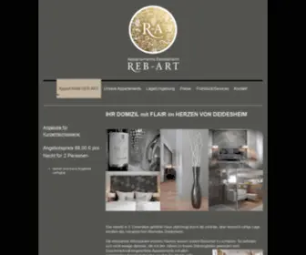Reb-ART.de(Appart-Hotel (garni) REB-ART Deidesheim) Screenshot