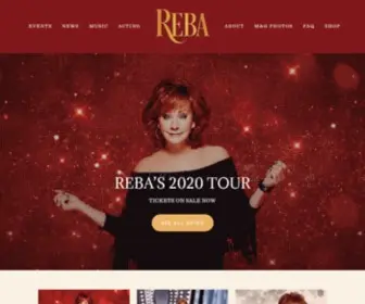 Reba.com(Reba McEntire) Screenshot