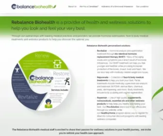 Rebalance-Biohealth.com(Rebalance Biohealth) Screenshot