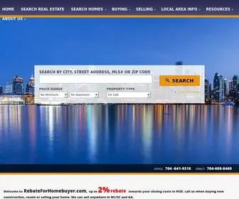 Rebateforhomebuyer.com(Rebate for home buyers) Screenshot