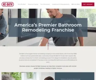 Rebathfranchise.com(Bathroom Remodeling Franchise) Screenshot