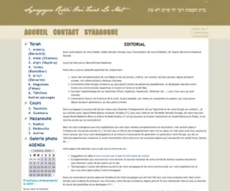 Rebbihaitaieblomet.org(Synagogue Rebbi Hai Taieb Lo Met) Screenshot