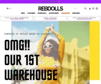 Rebdolls.com(Shop Trendy Mid Size & Plus Size Clothing) Screenshot
