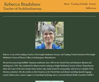 Rebeccabradshaw.org(Rebecca Bradshaw) Screenshot