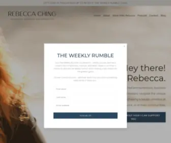 Rebeccaching.com(Rebecca Ching) Screenshot