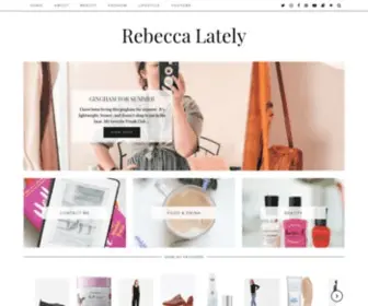 Rebeccalately.com(Rebecca Lately) Screenshot