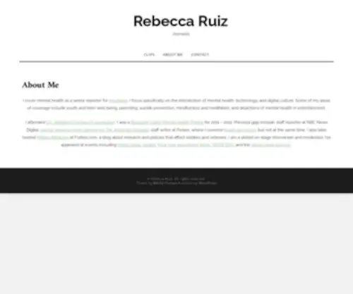 Rebeccaruiz.com(Rebecca Ruiz) Screenshot