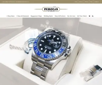 Rebeccasjewellers.com(Preowned Rolex Watches) Screenshot