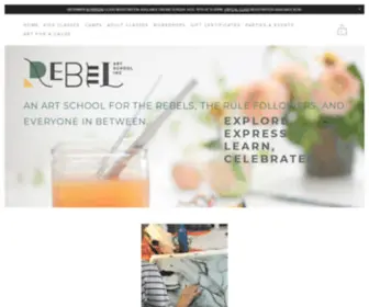 Rebelartschool.com(Rebel Art School) Screenshot