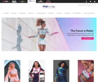 Rebelathleticcheer.com(Cheer Home) Screenshot