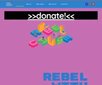 Rebelcauseinc.org(Rebel With Us) Screenshot