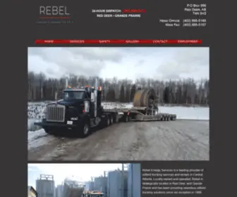 Rebelenergy.ca(Rebel Energy Services) Screenshot