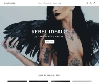 Rebelideal.com(Rebel Ideal Jewelry) Screenshot