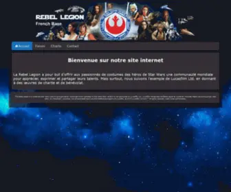 Rebellegionfrance.com(Rebel Legion French Base) Screenshot