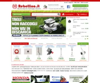 Rebellino.it(Rebellino Macchine Agricole Vendita al Dettaglio di Prodotti per il giardinaggio e l'agricoltura) Screenshot