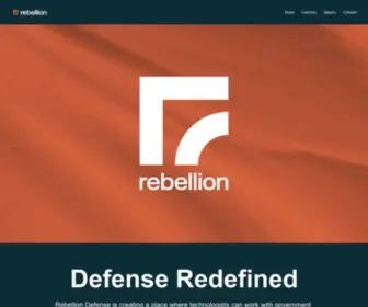 Rebelliondefense.com(Rebellion Defense) Screenshot