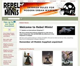 Rebelminis.com(Rebel Minis) Screenshot